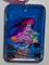 Art: Magenta Mermaid Necklace Pendant by Artist Emily J White