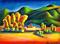 Art: Upper End of the Valley by Artist Christine Wasankari