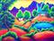 Art: Crestone Morning by Artist Christine Wasankari