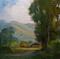 Art: Hay Barn Central California Sierra Foothills Oil Painting SOLD by Artist Karen Winters