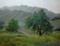 Art: Oaks by a Country Road - California Landscape Oil Painting by Artist Karen Winters