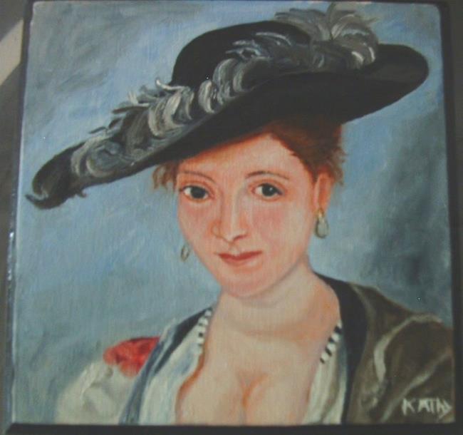 Art: Victorian Lady by Artist Kathy Hatt