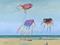 Art: Three Octopuses by Artist Carol Thompson