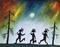 Art: Going To The Gathering by Artist Kathy Hatt