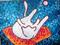 Art: Full Moon Tere Alday by Artist sara molano