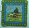 Art: NEEDLEPOINTFRIENDZI FOX N HOUND Sq PILLOW by Artist Susan Brack