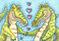 Art: LUV YA LATER ALLIGATOR by Artist Susan Brack