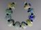 Art: BG Morrow LAMPWORK Handmade 14-15mm Glass 10 Beads D309   by Artist Bonnie G Morrow