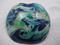 Art: Ambrosia *EARTH FROM ABOVE* Handmade Lampwork FOCAL Bead - SOLD by Artist Bonnie G Morrow