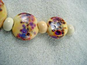 Detail Image for art Ambrosia Arts *GOLDEN SPREES* Lampwork 16 Beads Handmade - SOLD