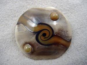Detail Image for art Ambrosia *OPAL STREAM* Handmade Lampwork FOCAL Bead - SOLD