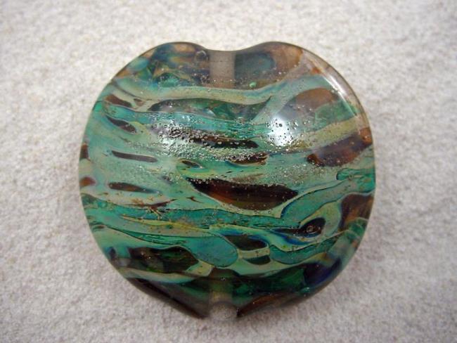 Art: Ambrosia *THE LIFE WITHIN 10* Lampwork FOCAL Bead Handmade - SOLD by Artist Bonnie G Morrow