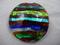 Art: Ambrosia *ELECTRIC STACK 3* Lampwork FOCAL Bead Handmade - SOLD  by Artist Bonnie G Morrow
