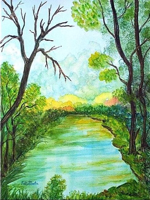 Art: TRANQUILITY - sold by Artist Ulrike 'Ricky' Martin