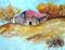 Art: The old Barn  (sold) by Artist Ulrike 'Ricky' Martin
