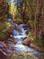 Art: Falls On Little Cottonwood Creek by Artist Patricia  Lee Christensen