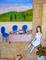 Art: Provencale Supper (Not for Sale) by Artist Fran Caldwell