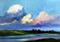 Art: Lake Clouds by Artist Laurie Justus Pace