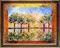 Art: Tree Row Sunrise by Artist Laurie Justus Pace