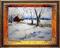 Art: Snow at the Farm by Artist Laurie Justus Pace
