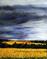 Art: Rainy Afternoon Sunflowers by Artist Laurie Justus Pace