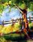 Art: In the Shade Oak Tree by Artist Laurie Justus Pace