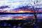Art: Sunrise on the Mississippi by Artist Laurie Justus Pace