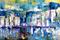 Art: City New Years Rain by Artist Laurie Justus Pace