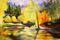 Art: Morning Autumn Blaze by Artist Laurie Justus Pace