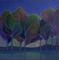 Art: Moon Rise by Artist Elizabeth Fiedel