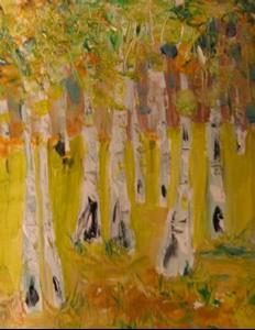 Detail Image for art Meadow of Birches