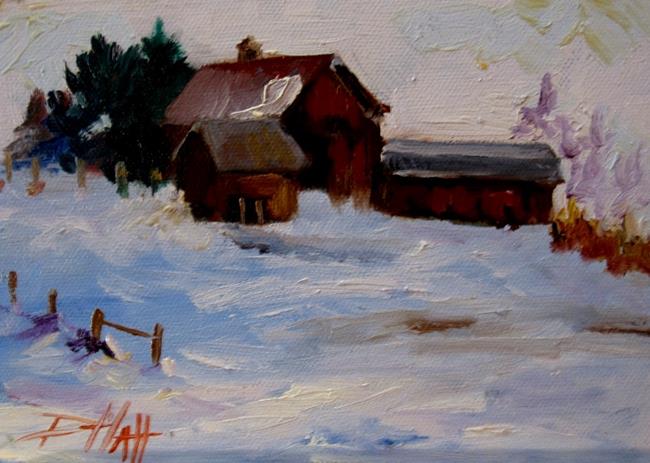 Art: A White Christmas by Artist Delilah Smith