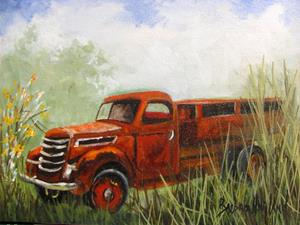 Detail Image for art Montana Truck Detail Image for art Montana Truck