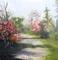Art: Down the RedBud Path by Artist Barbara Haviland