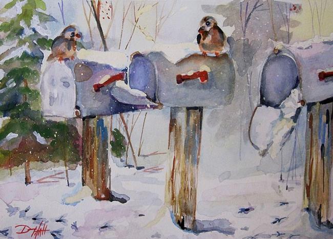 Art: Winter Mail by Artist Delilah Smith