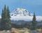 Art: Fog Coming Up (Mt. Rainier) by Artist Carol Thompson
