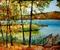 Art: Lake Cypress Landscape by Artist Marcia Baldwin