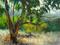 Art: Tower of Strength - Pasadena eucalyptus oil painting- SOLD by Artist Karen Winters