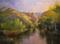 Art: Malibu Creek State Park oil painting Spring Stillness - SOLD by Artist Karen Winters