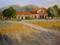Art: Mission San Antonio de Padua, California plein air mission painting SOLD by Artist Karen Winters