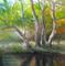 Art: Sycamore quartet tejon ranch painting - plein air painting by Karen Winters by Artist Karen Winters