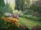 Art: Descanso Gardens Summer Evening landscape painting SOLD by Artist Karen Winters