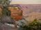 Art: Grand Canyon Afternoon Plein Air Oil Painting by Artist Karen Winters