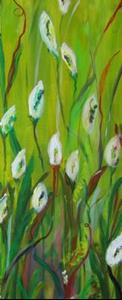 Detail Image for art White Lilies in the Field, SOLD