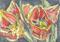 Art: A SCINTILLATING TULIP PORTRAIT by Artist Theodora Demetriades 