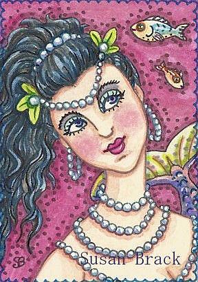 Art: RED SEA PEARLS by Artist Susan Brack