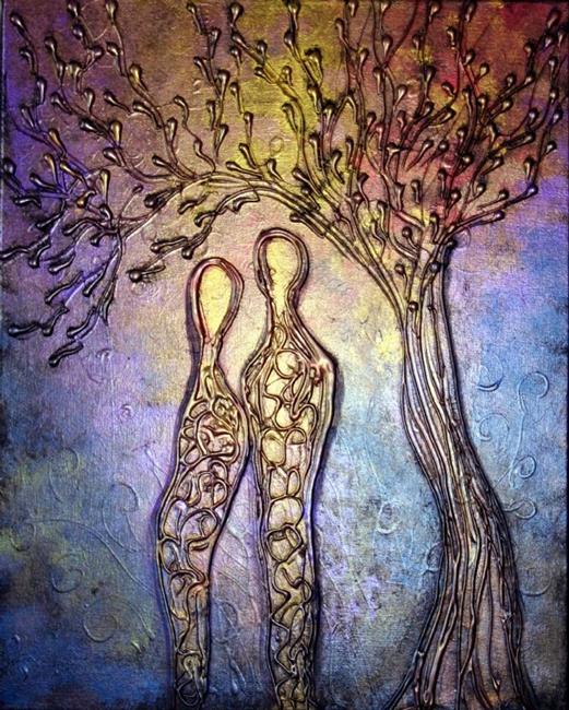 Art: LOVE and MOONSHINE  by Artist LUIZA VIZOLI