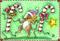 Art: CANDY CANE ROCK by Artist Susan Brack