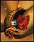 Art: Gold Dragon and Fairy by Artist Nico Niemi