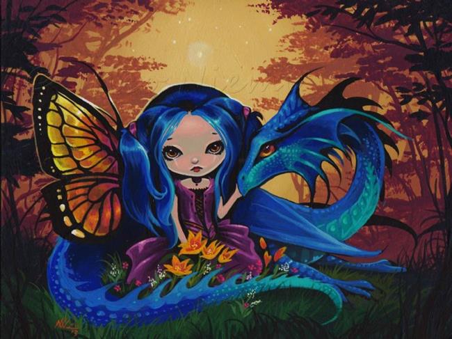 Art: Violettas Dragon by Artist Nico Niemi
